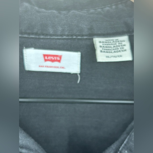 Levi's Charcoal Denim Jacket - Picture 4 of 11